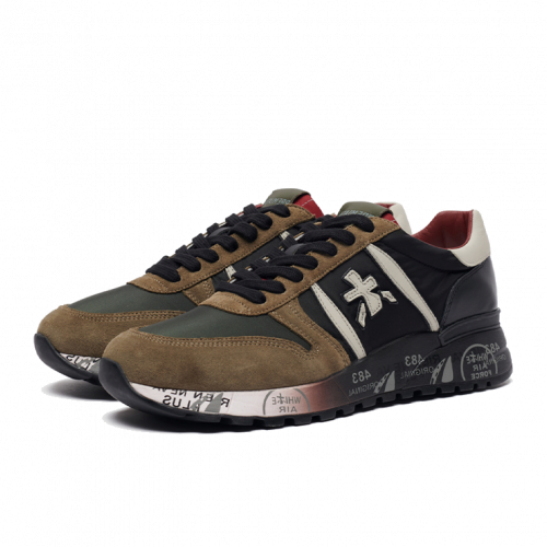 Premiata Lander 4949 Navy/Brown