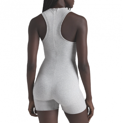Комбинезон SKIMS Cotton Jersey Tank Onesie Light Heather Grey
