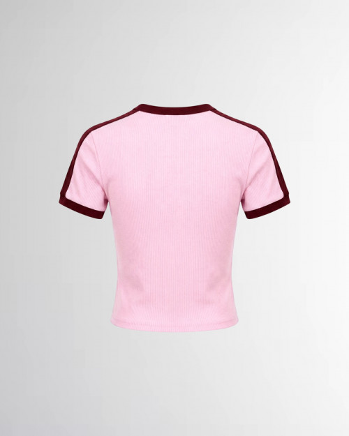 Футболка Sabe Cherry Logo T-Shirt Slim Pink