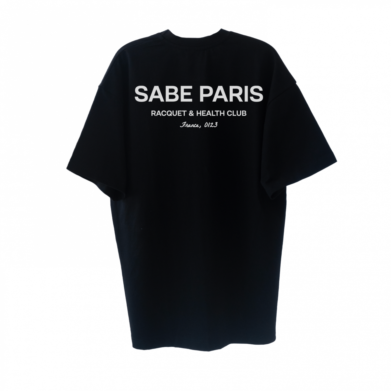 Sabe Paris Tennis Club T-Shirt Black