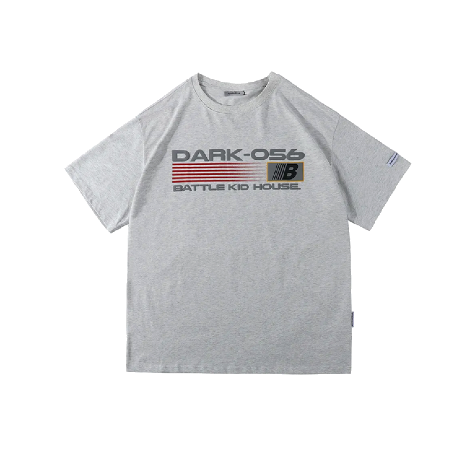 DARKCIRCLE Flag Style T-Shirt Gray