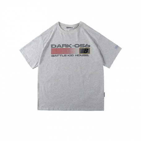 DARKCIRCLE Flag Style T-Shirt Gray