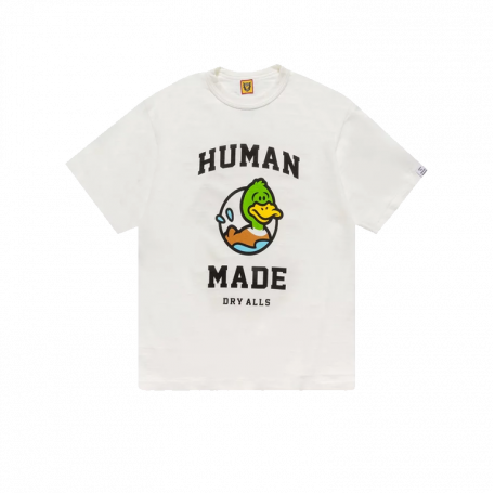 Human Made Duck Cartoon T-Shirt White