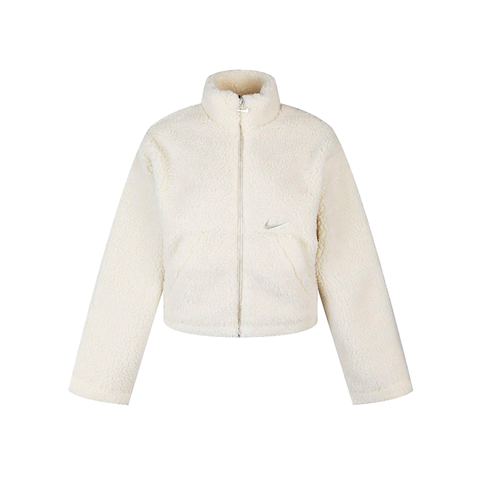 Nike Sportswear Swoosh Sherpa Women's Jacket Cream