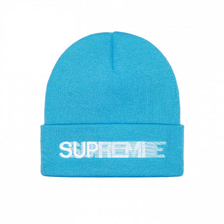 Supreme Motion Logo Beanie (SS23) Bright Blue
