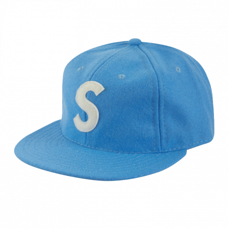 Supreme Ebbets S Logo Fitted 6-Panel Light Blue