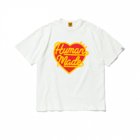 Human Made  Heart Logo T-Shirt White