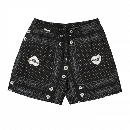 Шорты Carhartt WIP Slater Swim Trunks Heart Bandana Print Black