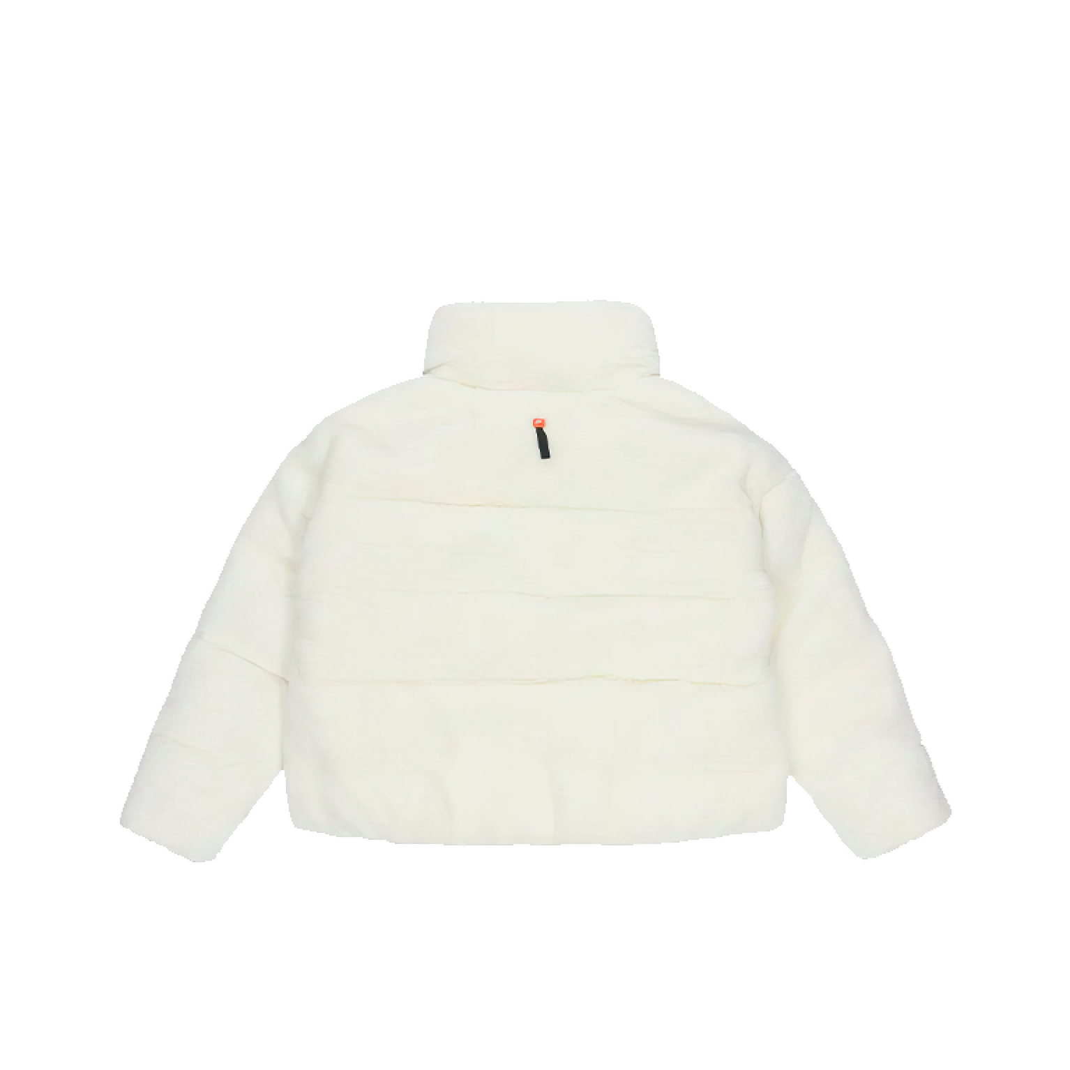 Nike Short Faux Fur Jacket White