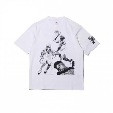 Off-White x Jordan  MJ T-Shirt White (Asia Sizing)