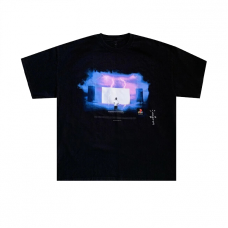 Travis Scott Monolith Night T-shirt Black