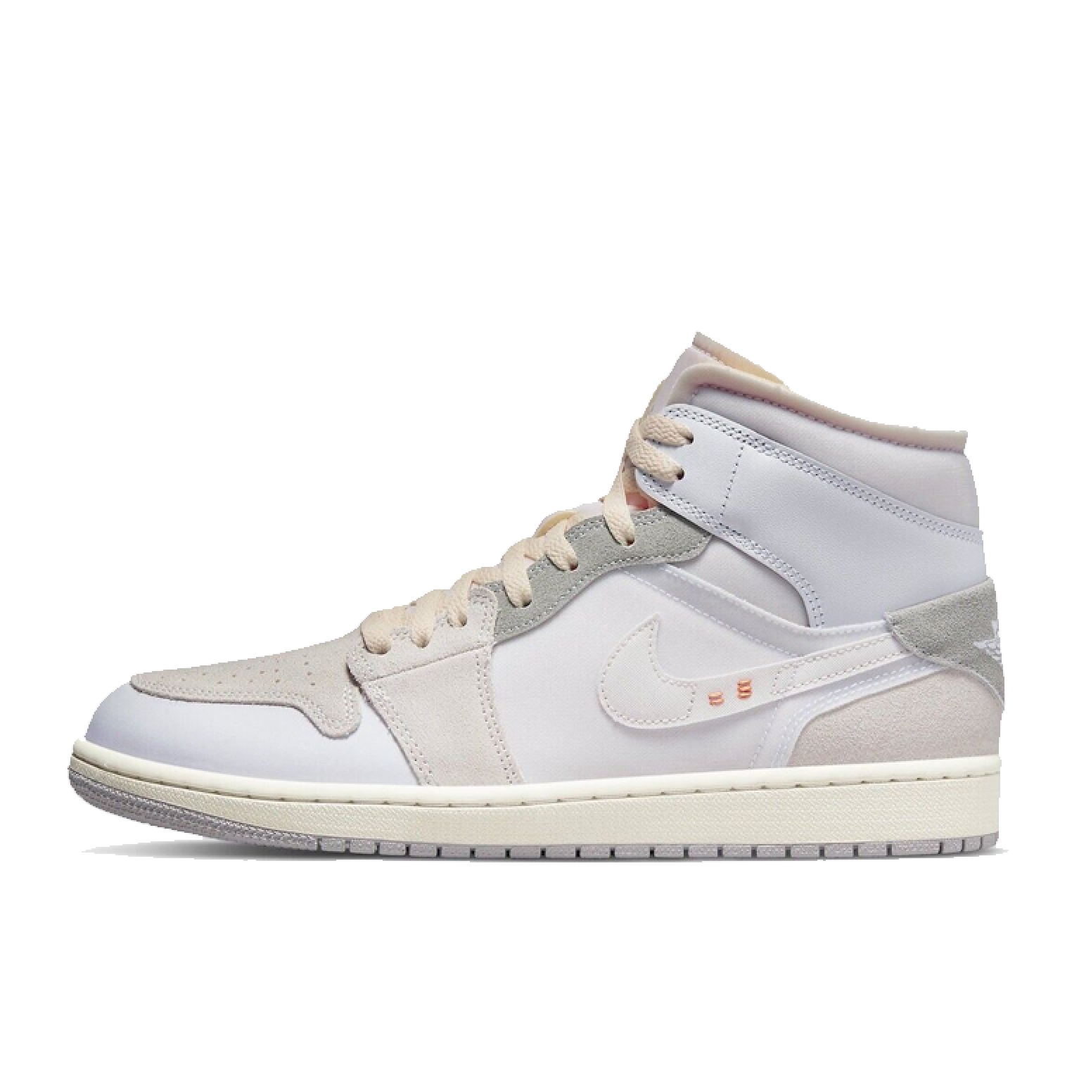 Кроссовки Air Jordan 1 Mid SE Craft Inside Out White Grey