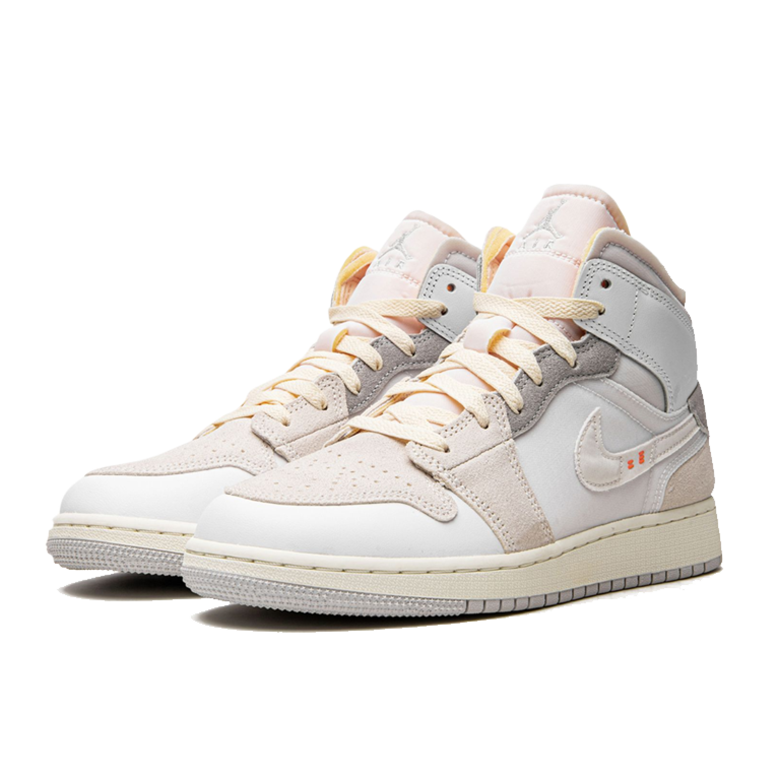 Кроссовки Air Jordan 1 Mid SE Craft Inside Out White Grey