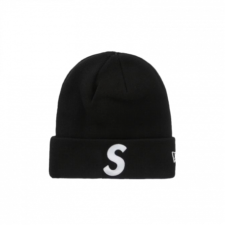 Supreme New Era S Logo Beanie Black