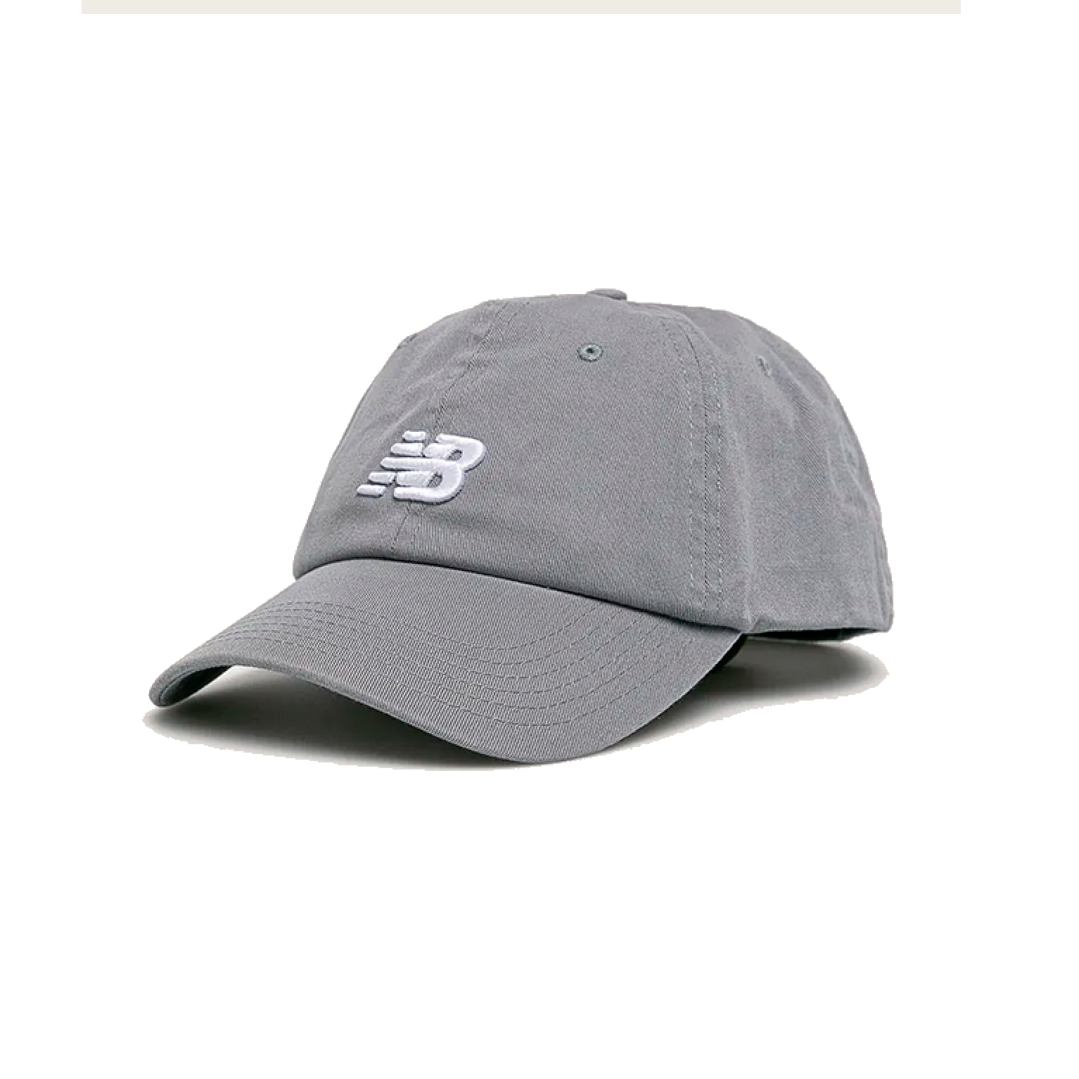 New Balance 6-Panel Curved Brim Classic Hat Grey