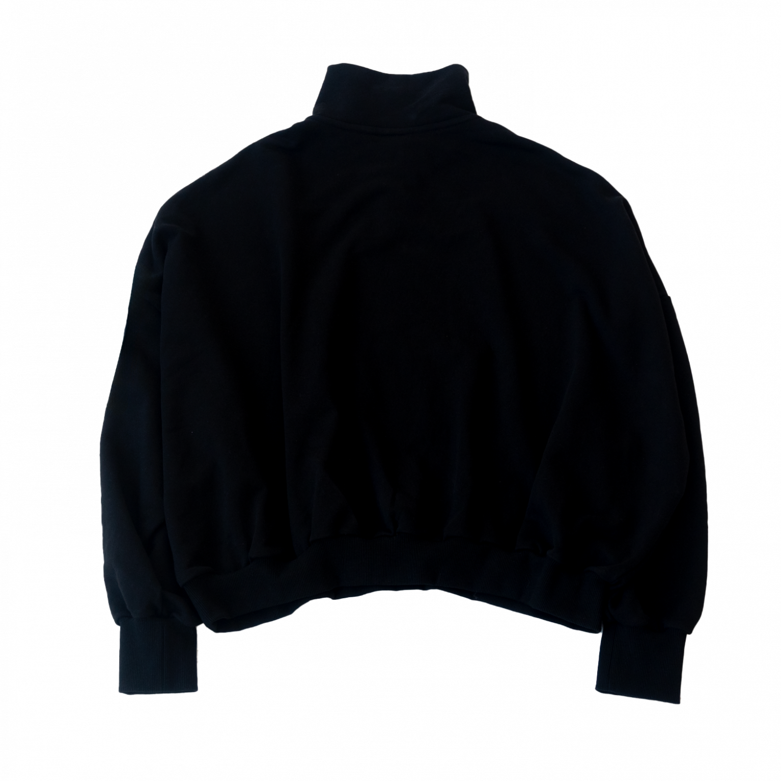 Sabe Paris Cotton Half-Zip Black