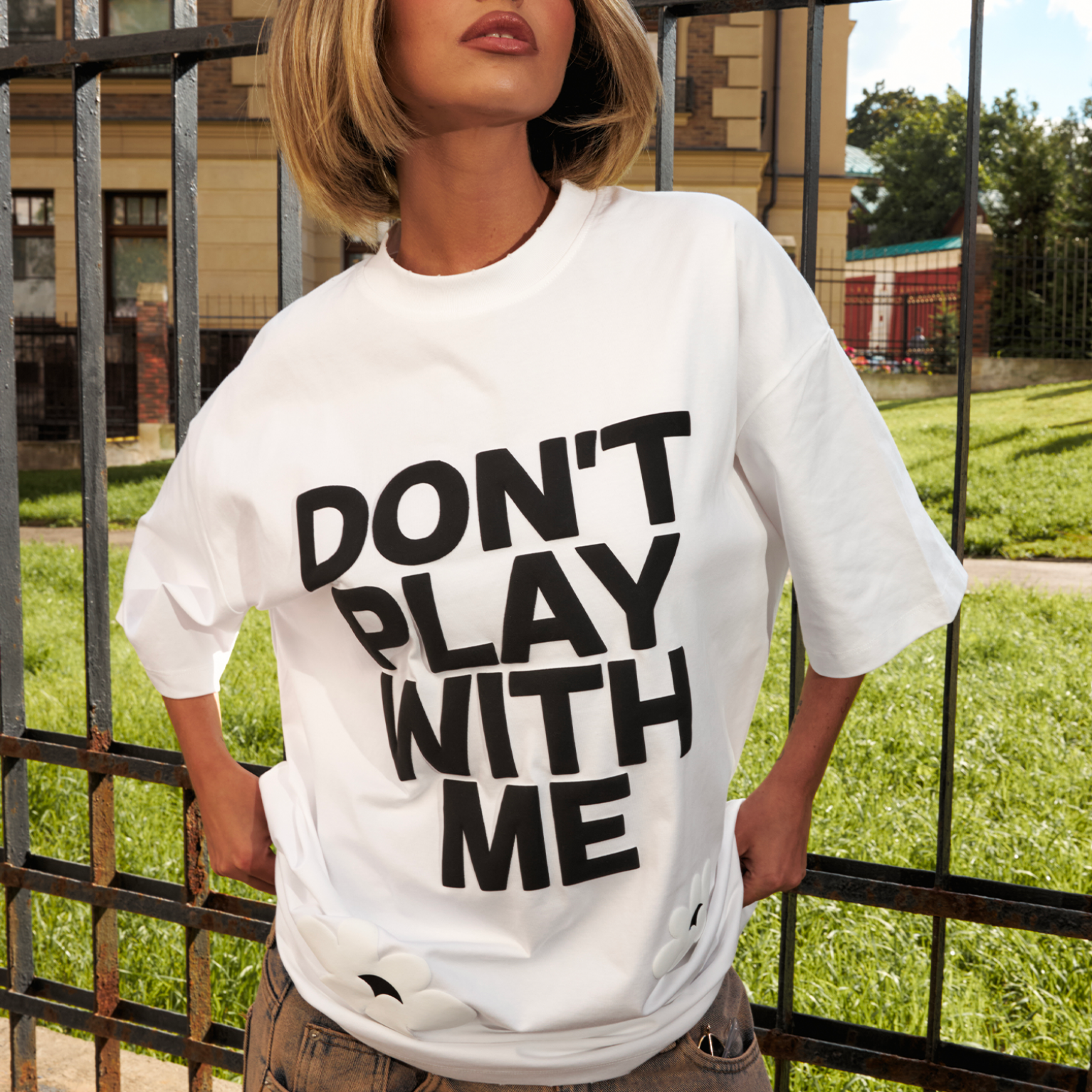 Sabe Don’t Play With Me T-Shirt White