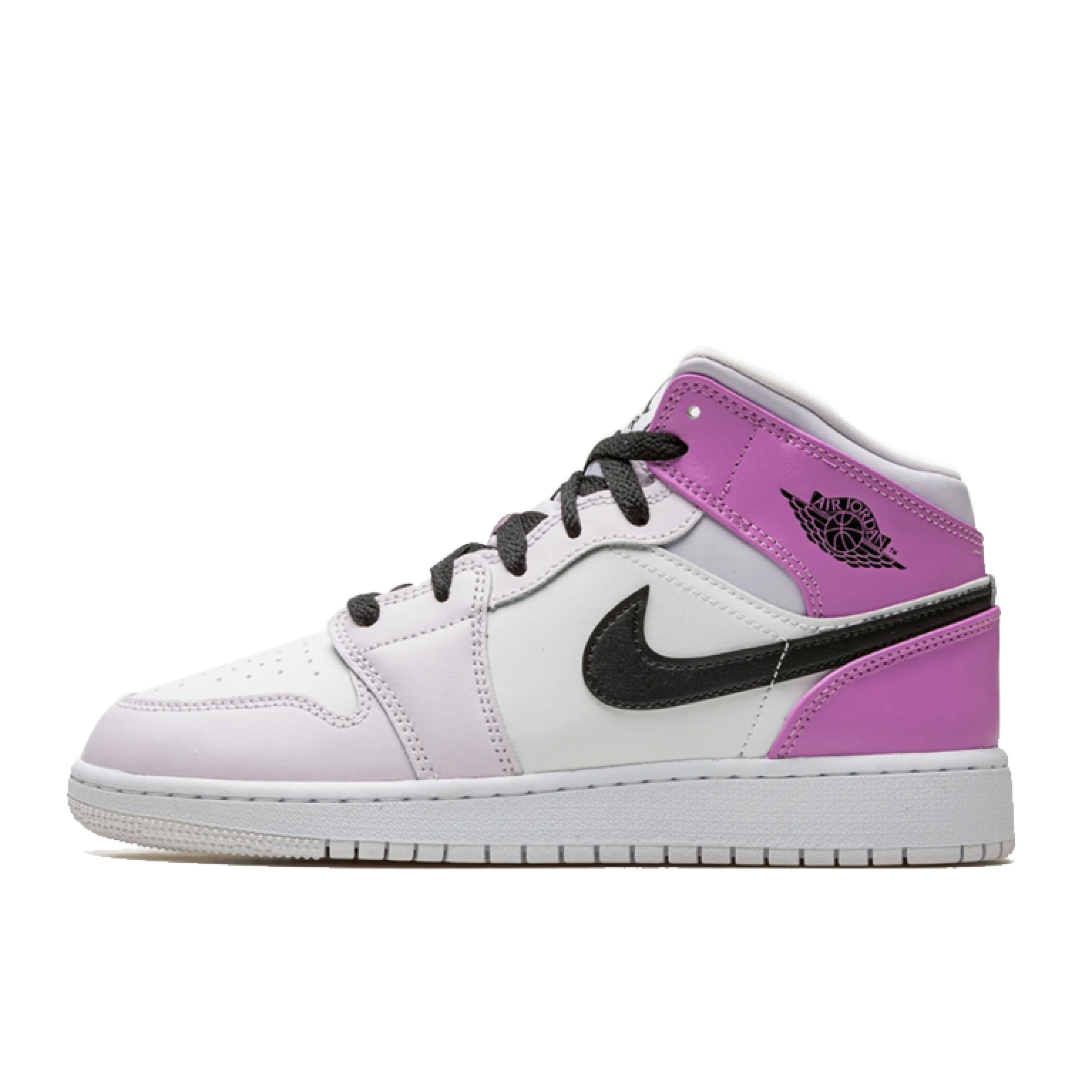 Кроссовки Air Jordan 1 Mid Barely Grape (GS)