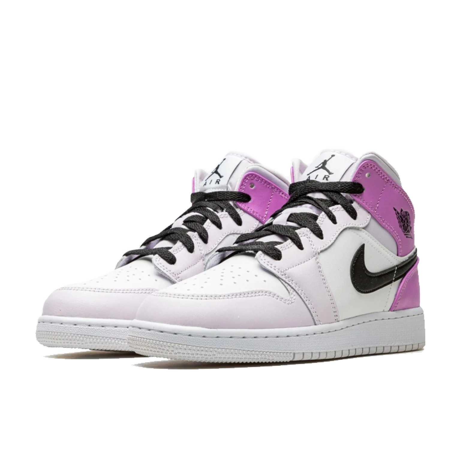 Кроссовки Air Jordan 1 Mid Barely Grape (GS)