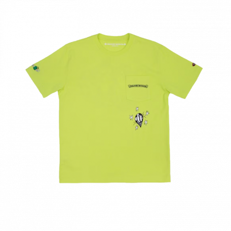 Chrome Hearts Matty Boy Link T-shirt Lime Green