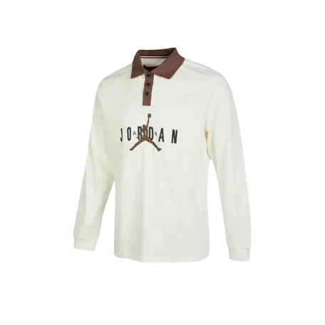 Jordan SS23 Jumpman Logo Polo T-Shirt White