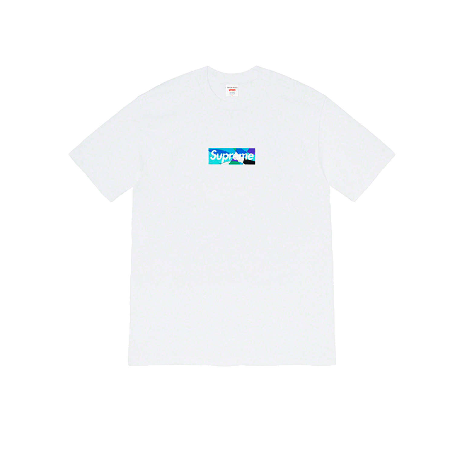 Supreme Emilio Pucci Box Logo Tee White/Blue