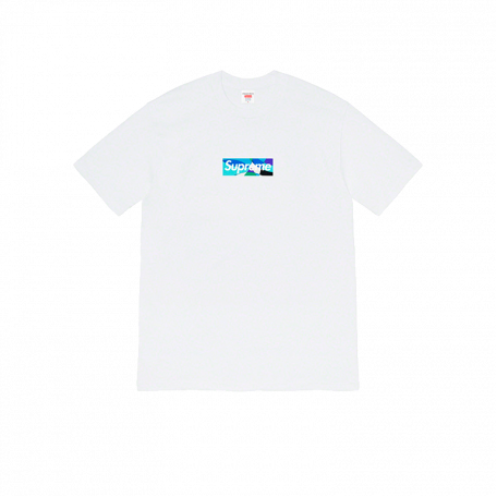 Supreme Emilio Pucci Box Logo Tee White/Blue