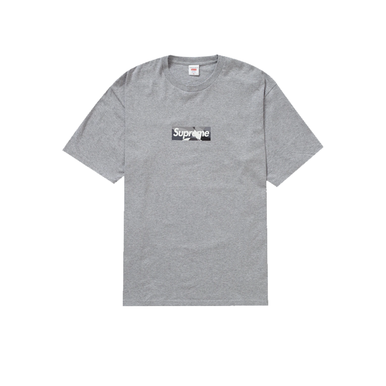 Supreme Emilio Pucci Box Logo Tee Heather Grey/Black