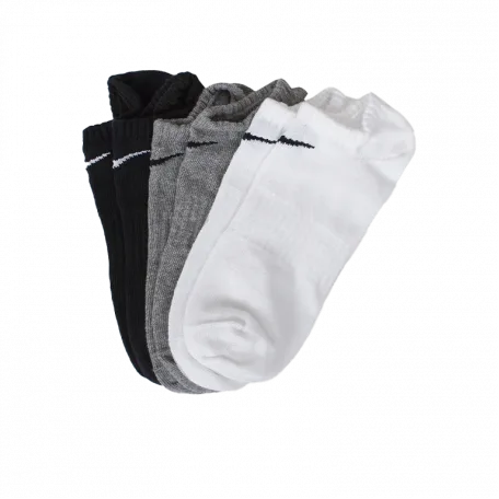 Носки Nike Everyday Lightweight No-Show 3-Pack Black/White/Grey