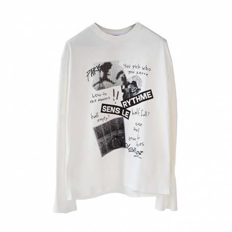 Sabe Sens Le Rythme White Long Sleeve