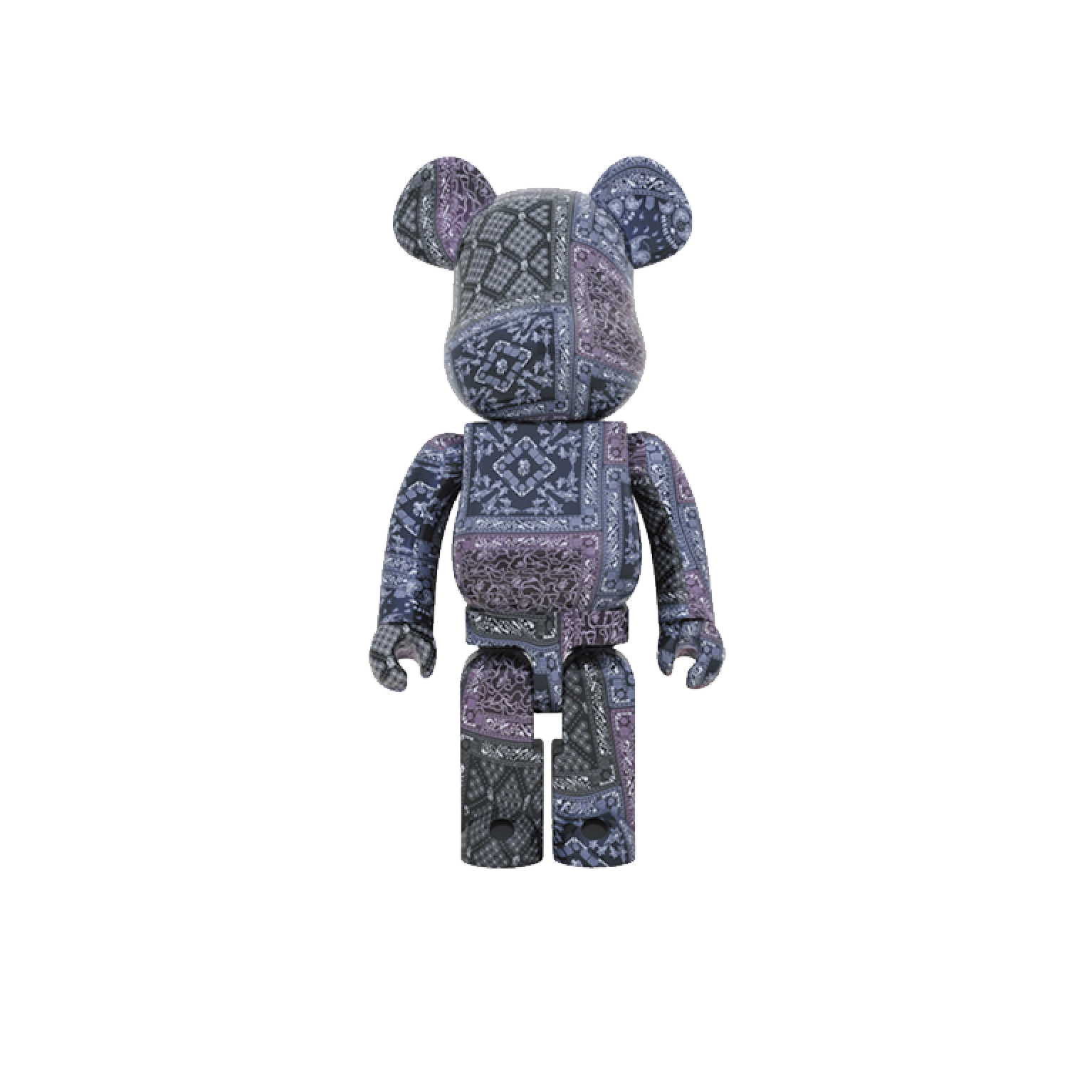 Bearbrick x BAPE Black Bandana 1000%