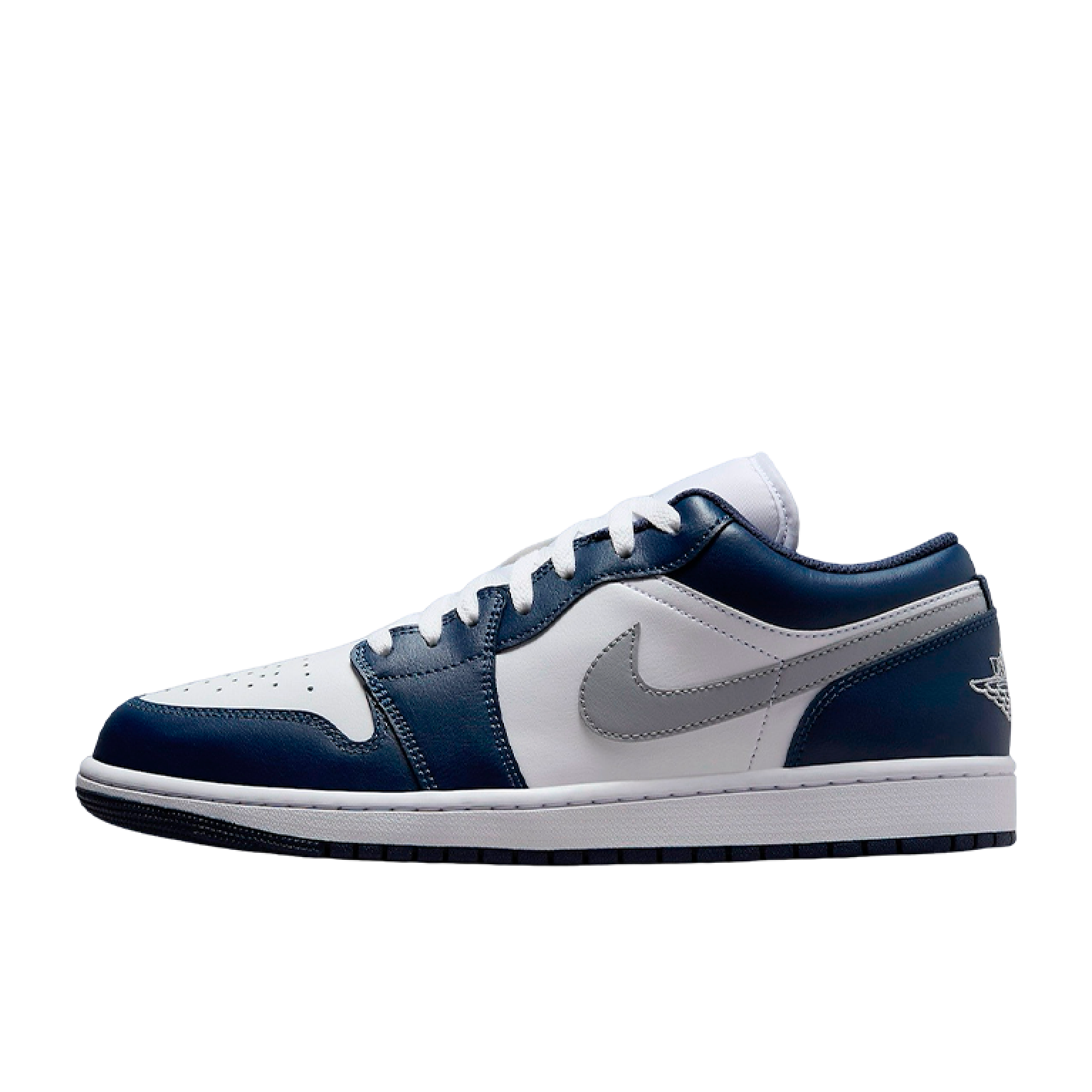 Air Jordan 1 Low Wolf Grey Midnight Navy