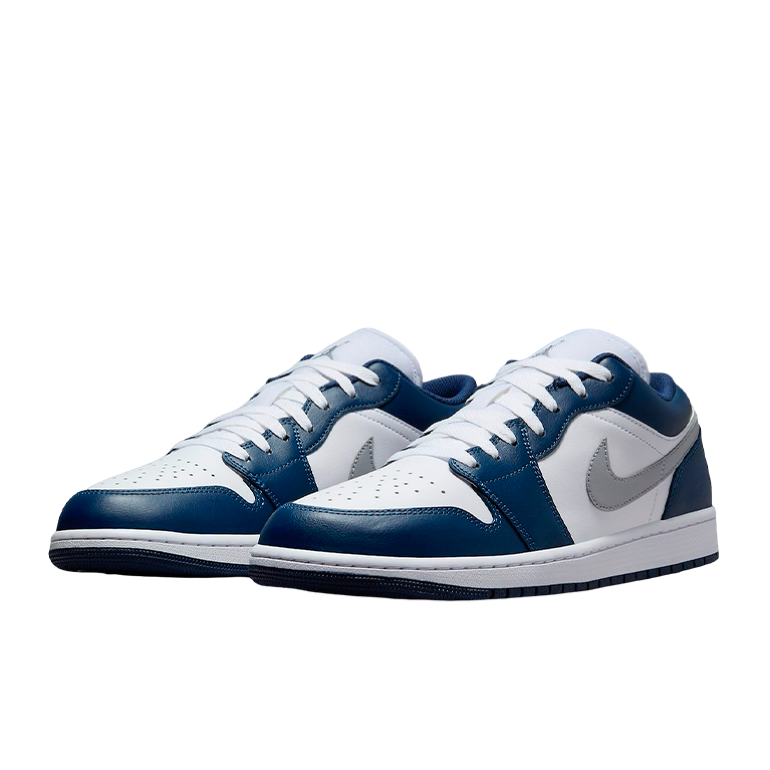 Air Jordan 1 Low Wolf Grey Midnight Navy