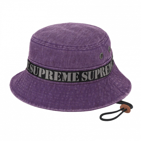 Supreme Stencil Webbing Boonie Purple
