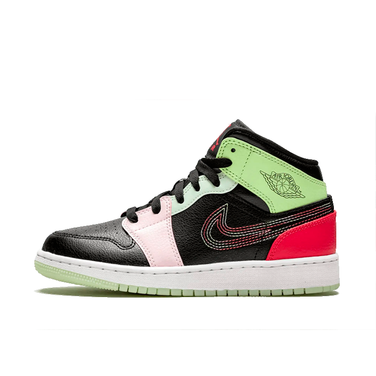 Air Jordan 1 Mid Glow-In-The-Dark (GS)