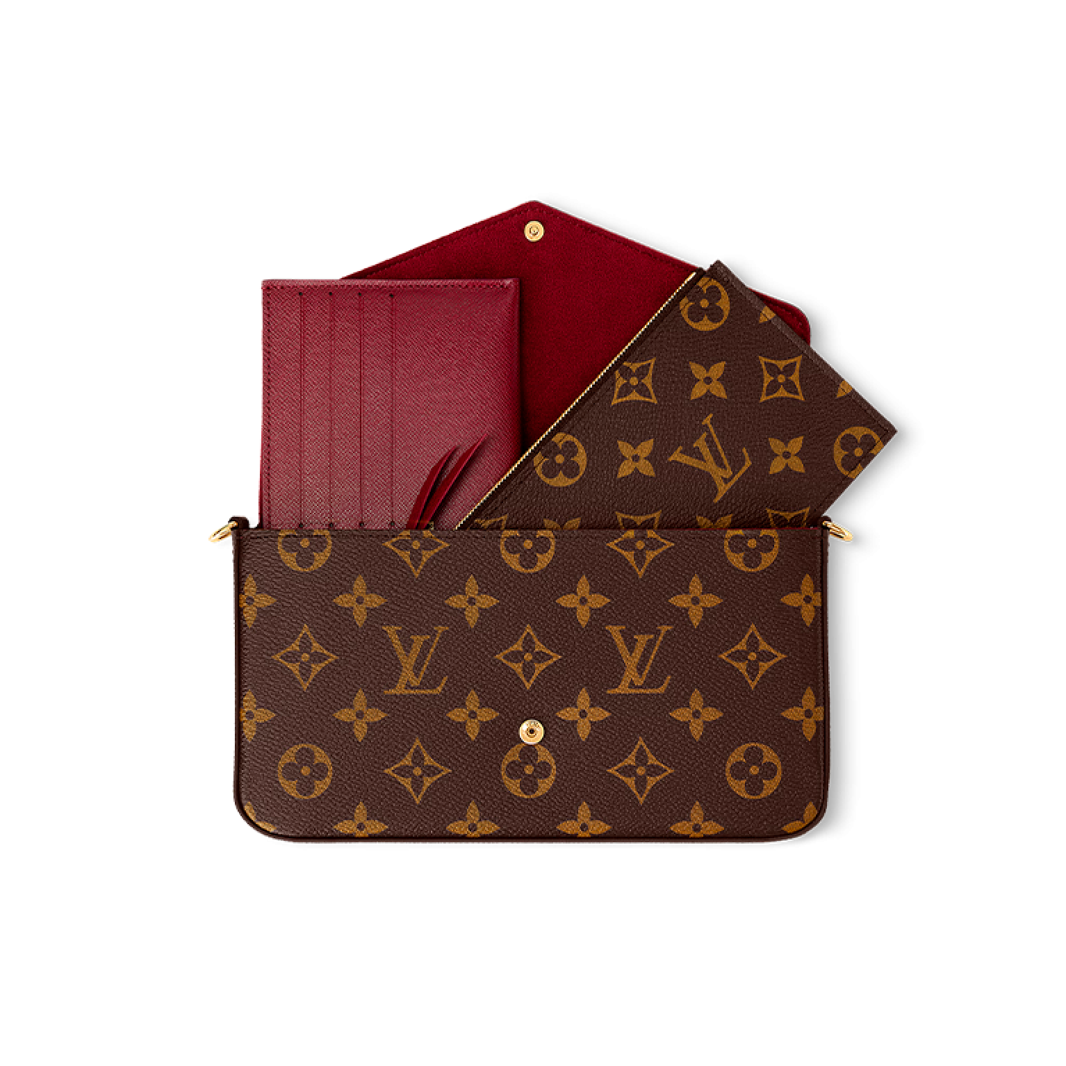 Louis Vuitton Pochette Felicie Monogram Canvas