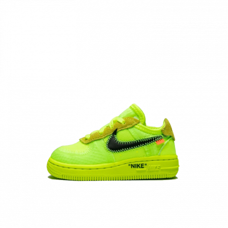 Nike Air Force 1 Low Off-White Volt (Infant) (Kids)