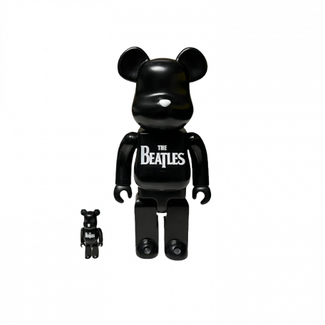 Bearbrick x The Beatles 100% & 400% Set Black