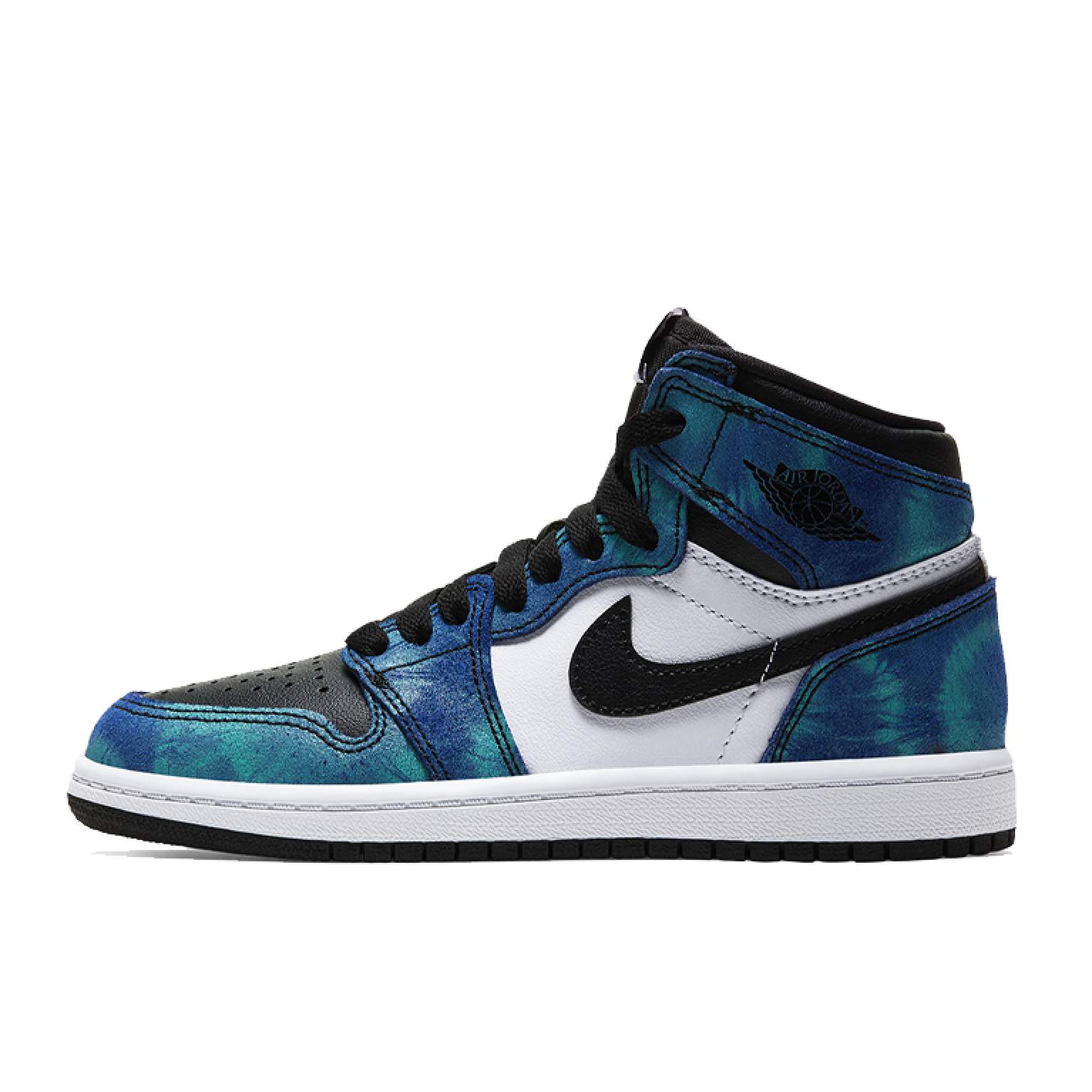 Кроссовки Air Jordan 1 Retro High Tie Dye (PS) (Kids)