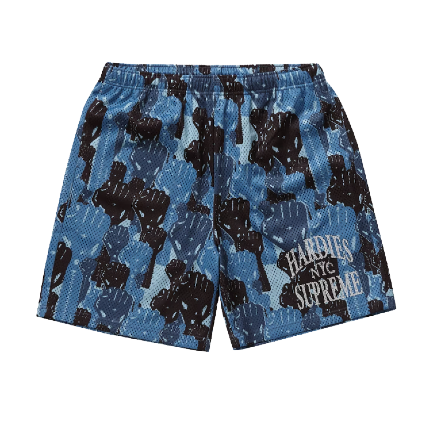 Supreme Camo Basketball Short Blue