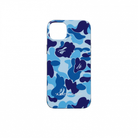 BAPE ABC Camo iPhone 14 Plus Case Blue White