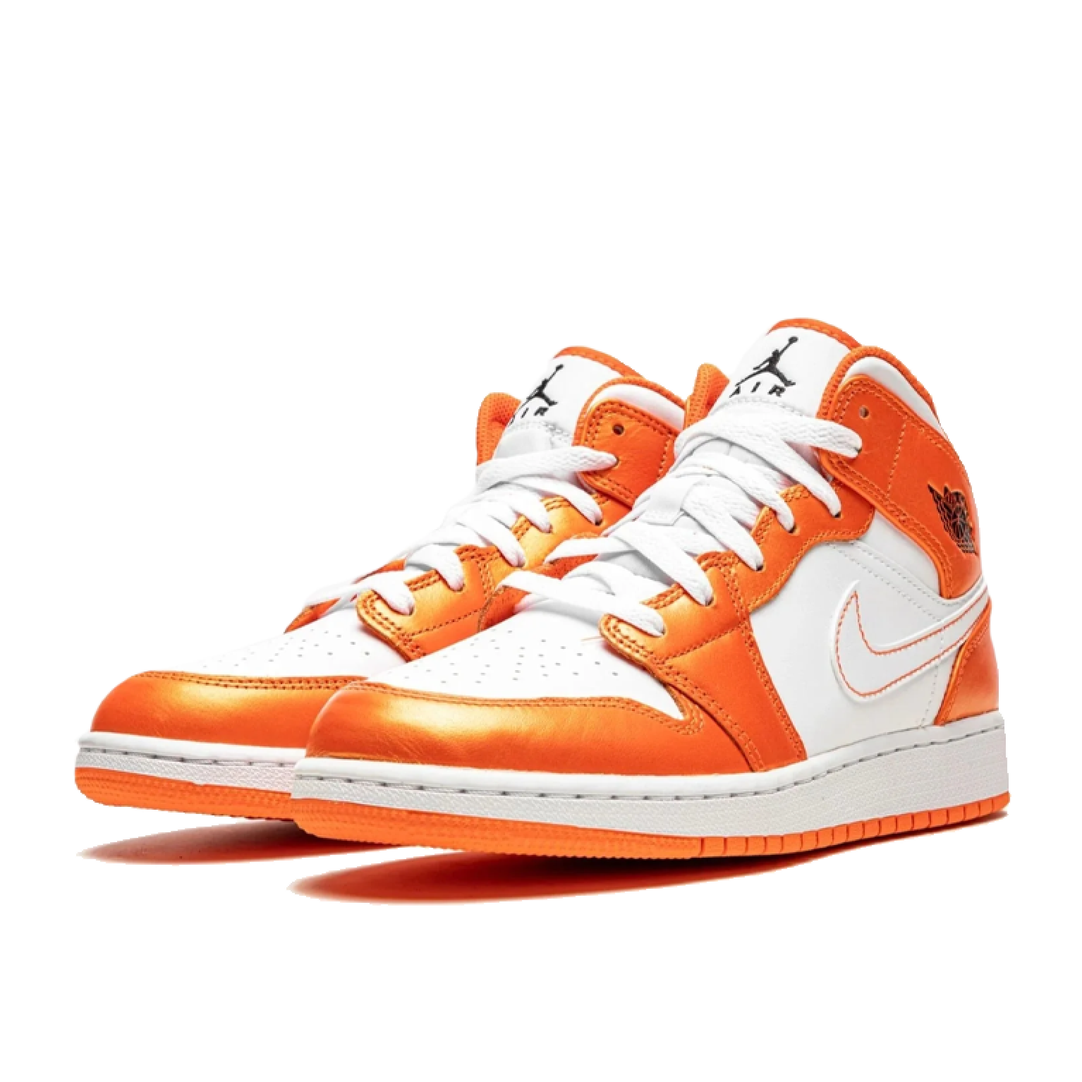 Air Jordan 1 Mid Metallic Orange (GS)