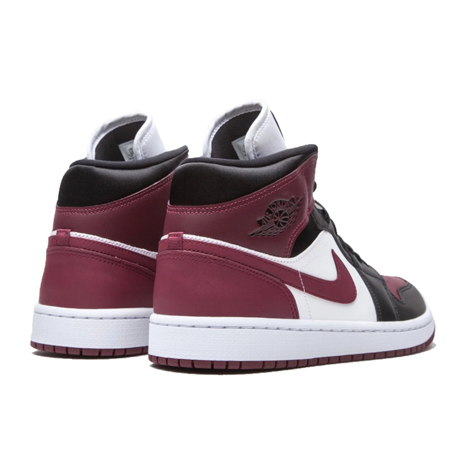 Кроссовки Air Jordan 1 Mid SE Black Dark Beetroot (W)