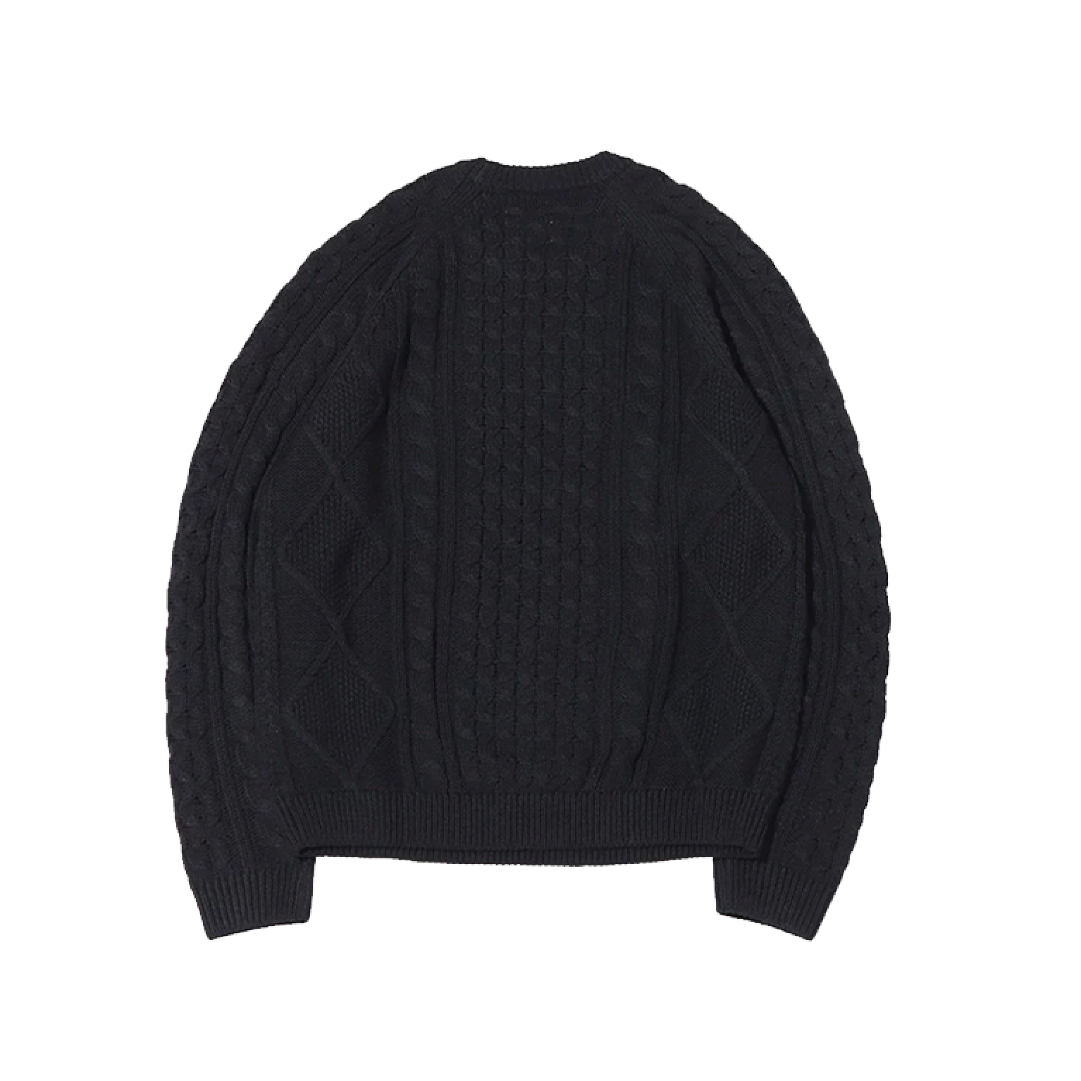 Nike Cable Knit Sweater Long Sleeve Black