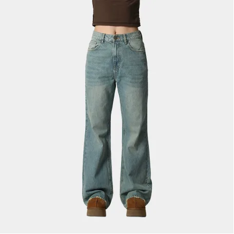 Джинсы MasonPrince Vintage Wash Flare Jeans Light Blue