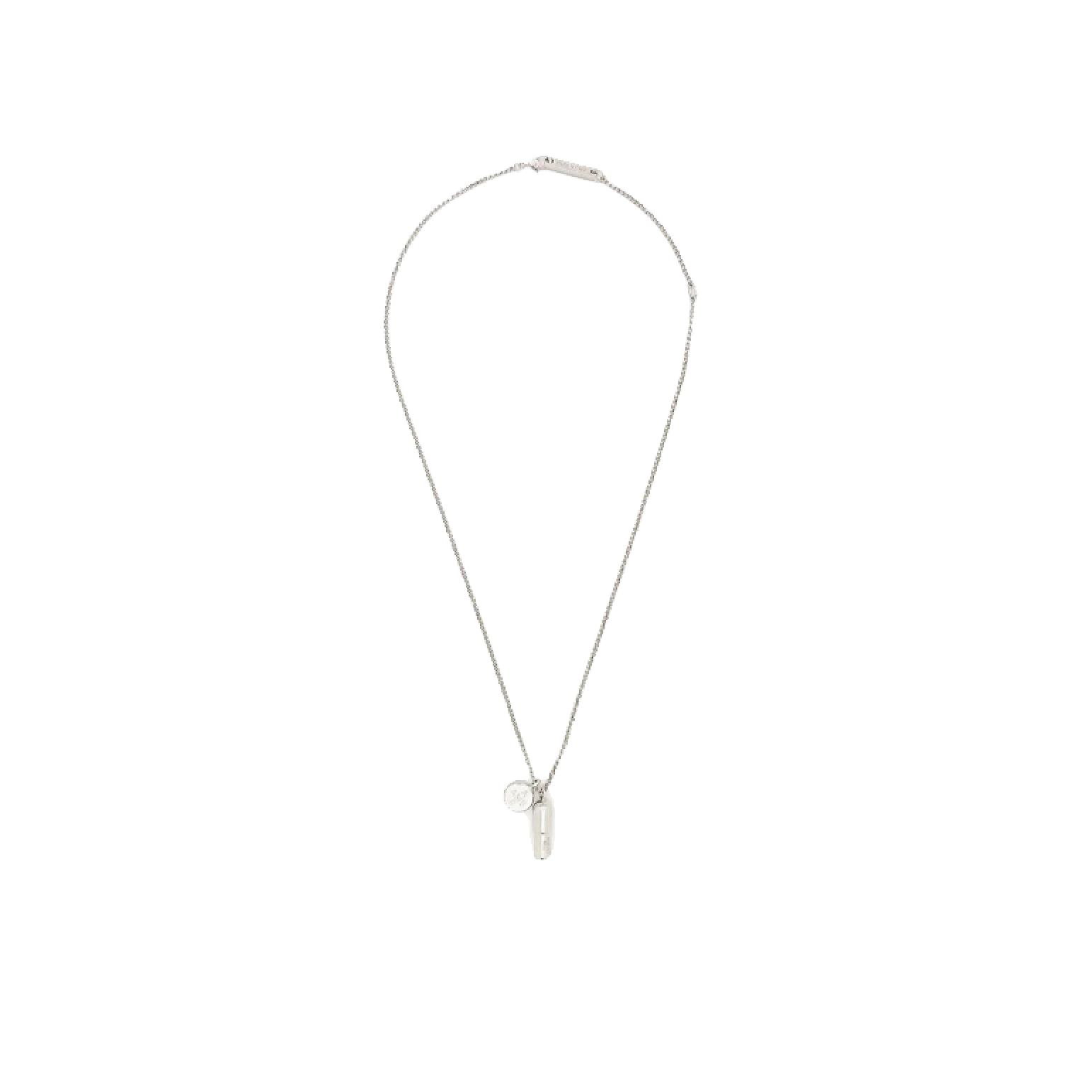 Ambush Pill Charm Necklace Silver