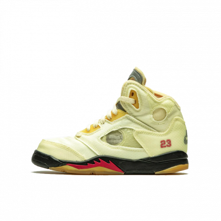 Air Jordan 5 Retro Off-White Sail (PS) (Kids)