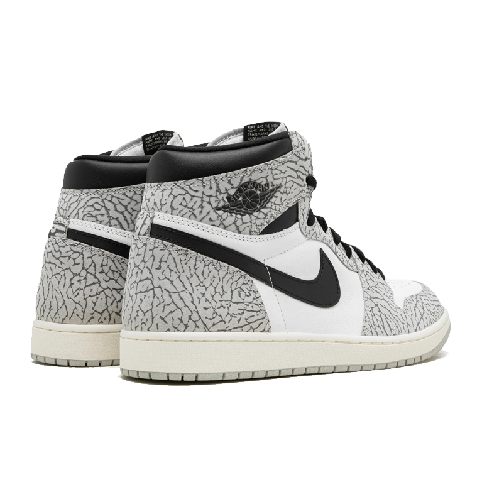 Кроссовки Air Jordan 1 Retro High OG White Cement