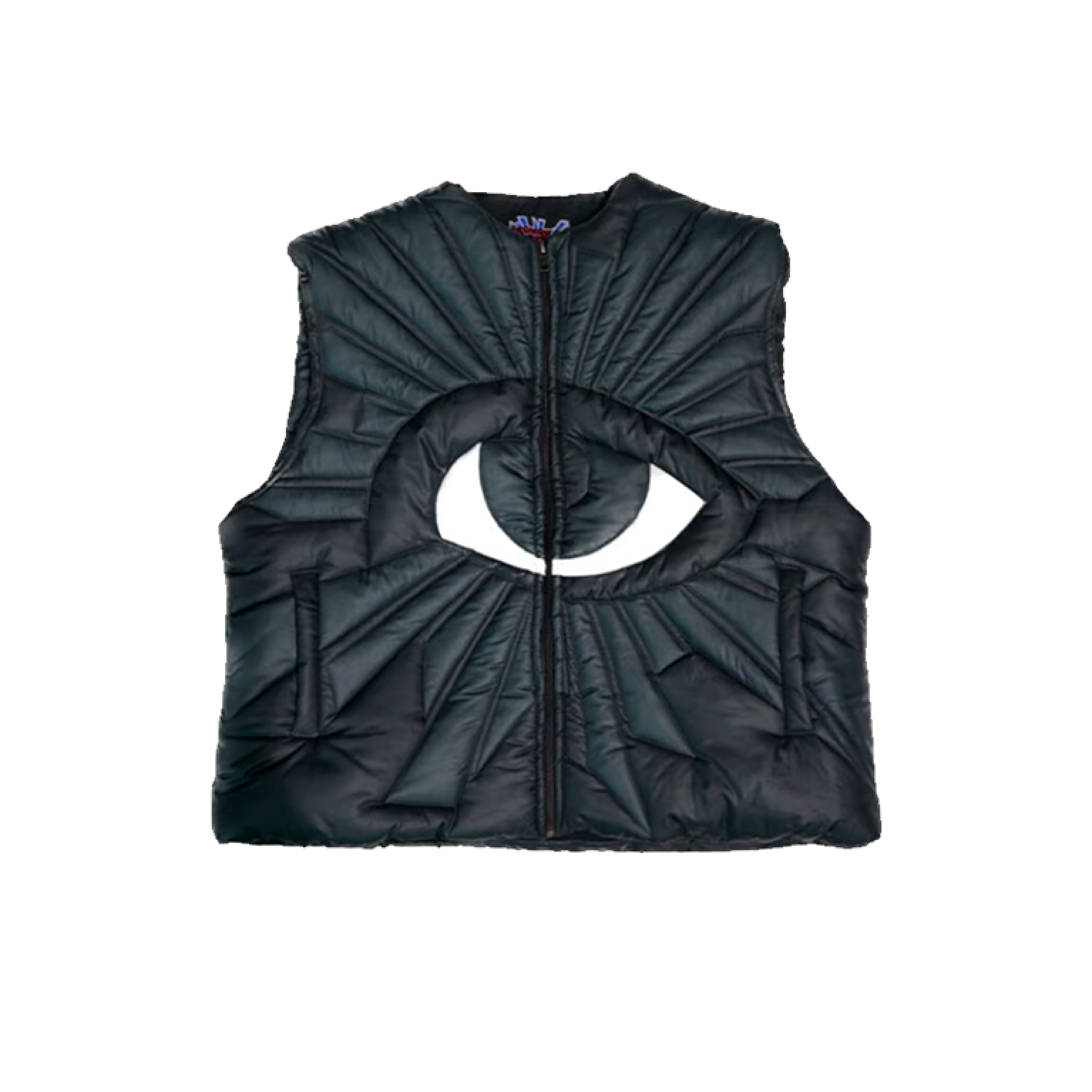 House Of Errors All Seeing Eye Puffer Vest Black