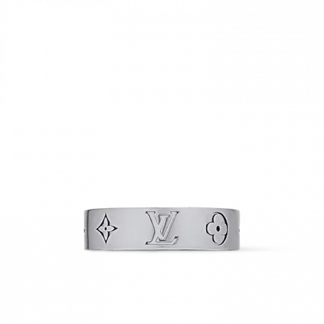 Louis Vuitton Mosaic Ring Palladium